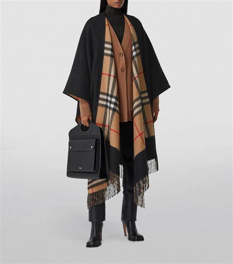 burberry deer fur|burberry cashmere cape coat.